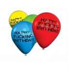 Happy F*cking Birthday 11in Balloons - 8 Per Pack	 Sex Toy Product