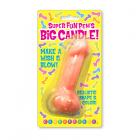 Super Fun Big Penis Candle, Pink Sex Toy Product