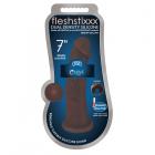 Fleshstixxx 7in Silicone Dildo Chocolate Sex Toy Product