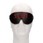 Ouch! Blindfold - Slut - Black Sex Toy Product