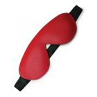 Kinklab Bondage Basics Padded Leather Blindfold - Red Sex Toy Product