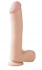 Basix Rubber Works 10 inches Dong Suction Cup Beige  Sex Toy Product