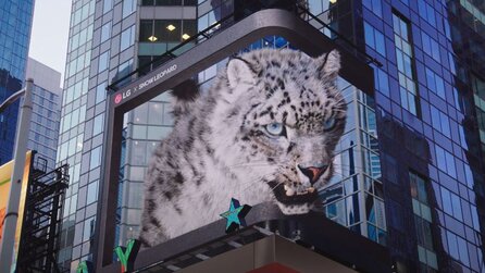 Teaserbild für LG zeigt zum Earth Day richtig coole 3D-Animation auf dem Times Square
