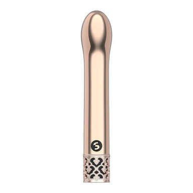 4.5 - inch Shots Gold Rechargeable G - spot Bullet Vibrator - Peaches and Screams