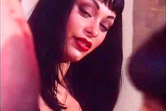 Hottest pornstars Sheila Rossi and Gili Sky in best latex, bdsm xxx video