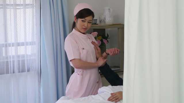 Maria Ono is a kind nurse that sucks each one of her...