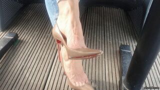 Clips 4 Sale - sweaty barefoot shoeplay HD wmv 1920x1080