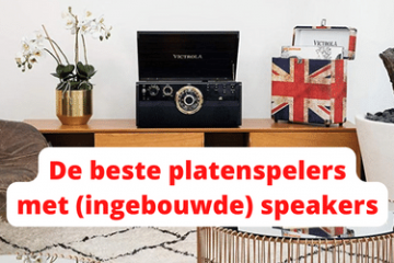 platenspelers met ingebouwde speakers