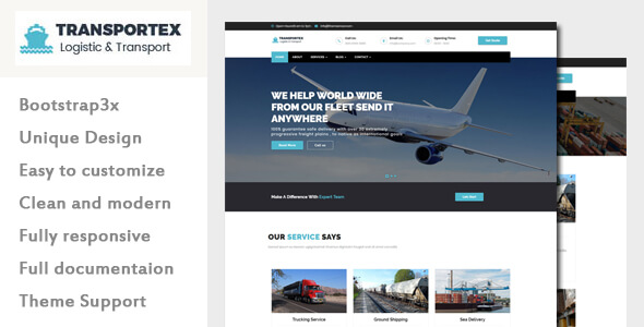 transpotex-premium & free wordpress theme - themeansar.com