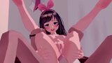 Youtube Kizuna Ai befriedigt ihre Fans mit einem Anal snapshot 7