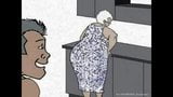 Czarna babcia kochająca anal! animacja! snapshot 2