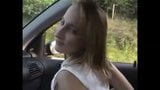 Schmutziges Mädchen wurde draußen von einem unbekannten Fahrer gefickt snapshot 2