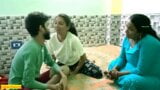 Indisches heißes Mädchen teilte Teen-Freund mit Bhabhi !! hindi xxx heißer Sex snapshot 6