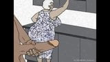 Czarna babcia kochająca anal! animacja! snapshot 4
