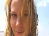 Nude Beach - große natürliche Blondinen ficken lutschen & Handjob snapshot 8