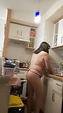 housewife tidying up in panties snapshot 14