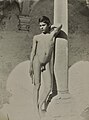 M 0139 - Ragazzo con piffero. / Nude boy with fife. Cm 18x24.