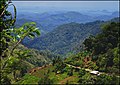 The Ella Gap view towards the South Coast, Sri Lanka.