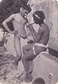 P 0217 recto. Due ragazzi nudi. / Two nude boys. Cm 12x16,8.