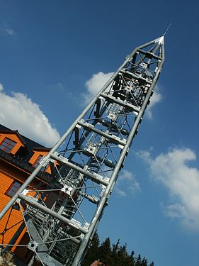 Lookout tower in Giant Mountains, Czech Republic