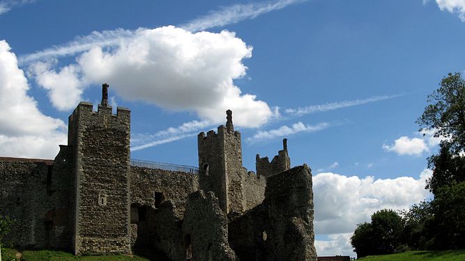 Framlingham Castle in Suffolk, England