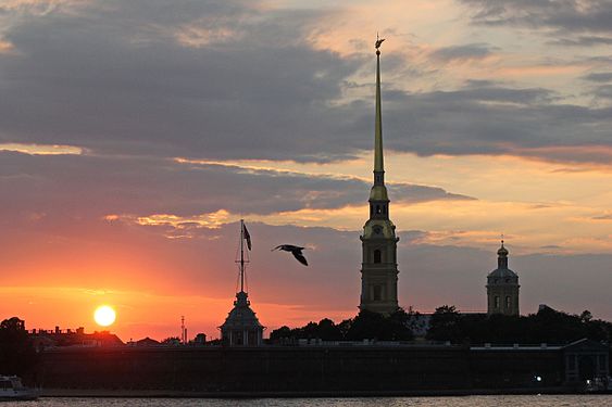 Peter-und-Paul-Festung in Sant-Petersburg. Russland.