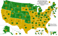 Delegation Vote ,2016 (Democratic Party, only pledged delegates)