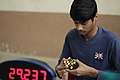 Solving a Rubik's Cube (Behavior: spatial reasoning, problem solving)
