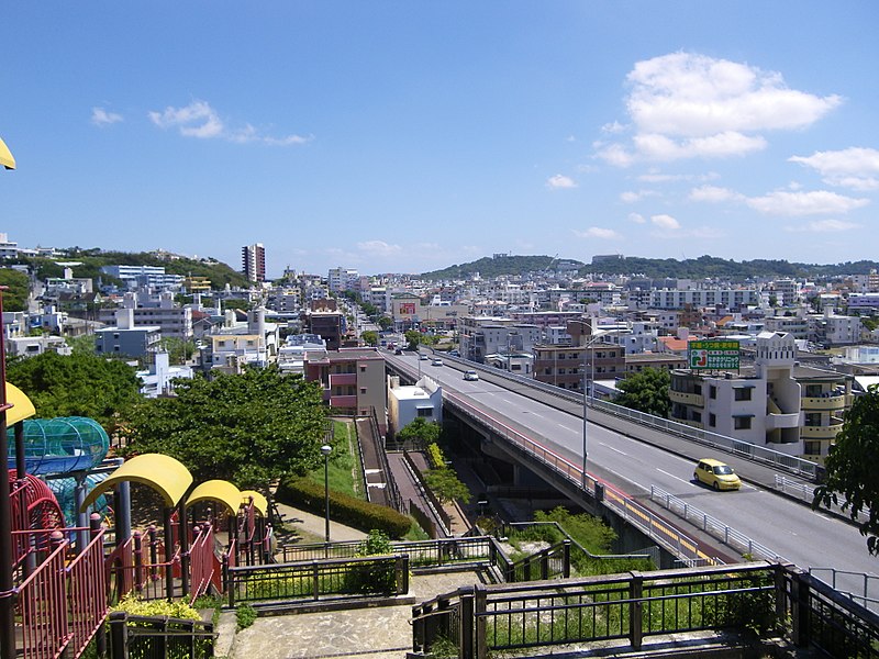 File:Cityscape in Tomigusuku from Kaigungo Navy Headquarters Park.JPG