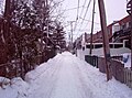 Français : Ruelle de Verdun, en hiver English: Back street of Verdun, in winter