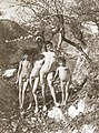 M 1424. Quattro nudi / Four nude boys. Cm 17,9x23,9.