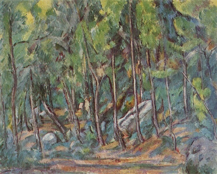 File:Sous-bois à Fontainebleau, par Paul Cézanne.jpg