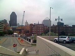 Old St. Joseph Hospital Demolition 2009-01.jpg