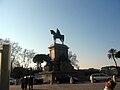 Rome : monument équestre dédié à Giuseppe Garibaldi au Gianicolo.