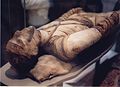 Egyptian mummy at the British Museum in London