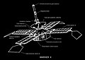 A diagram of Mariner 3 & 4