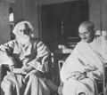 With Tagore, 1940