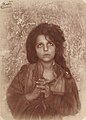 M 1336 recto. Orante / Praying girl. "Deposé 11 Apr 1904". Cm 17,5x23,5.