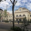 Stazione ferroviaria centrale: vista da via Roma