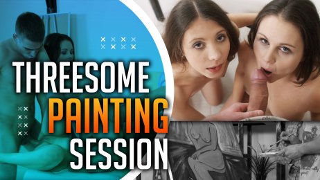 Nude painting session gets wild!