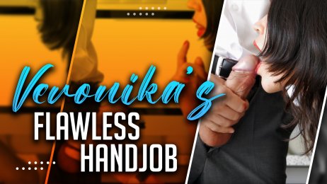 Flawless handjob by Veronika Charm!