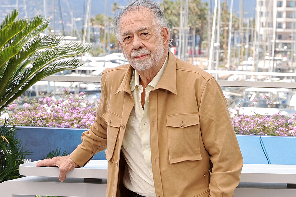 CANNES, FRANCE - MAY 17: Director Francis Ford Coppola attends the "Megalopolis" Photocall at the 77th annual Cannes Film Festival at Palais des Festivals on May 17, 2024 in Cannes, France. (Photo by Neilson Barnard/Getty Images)