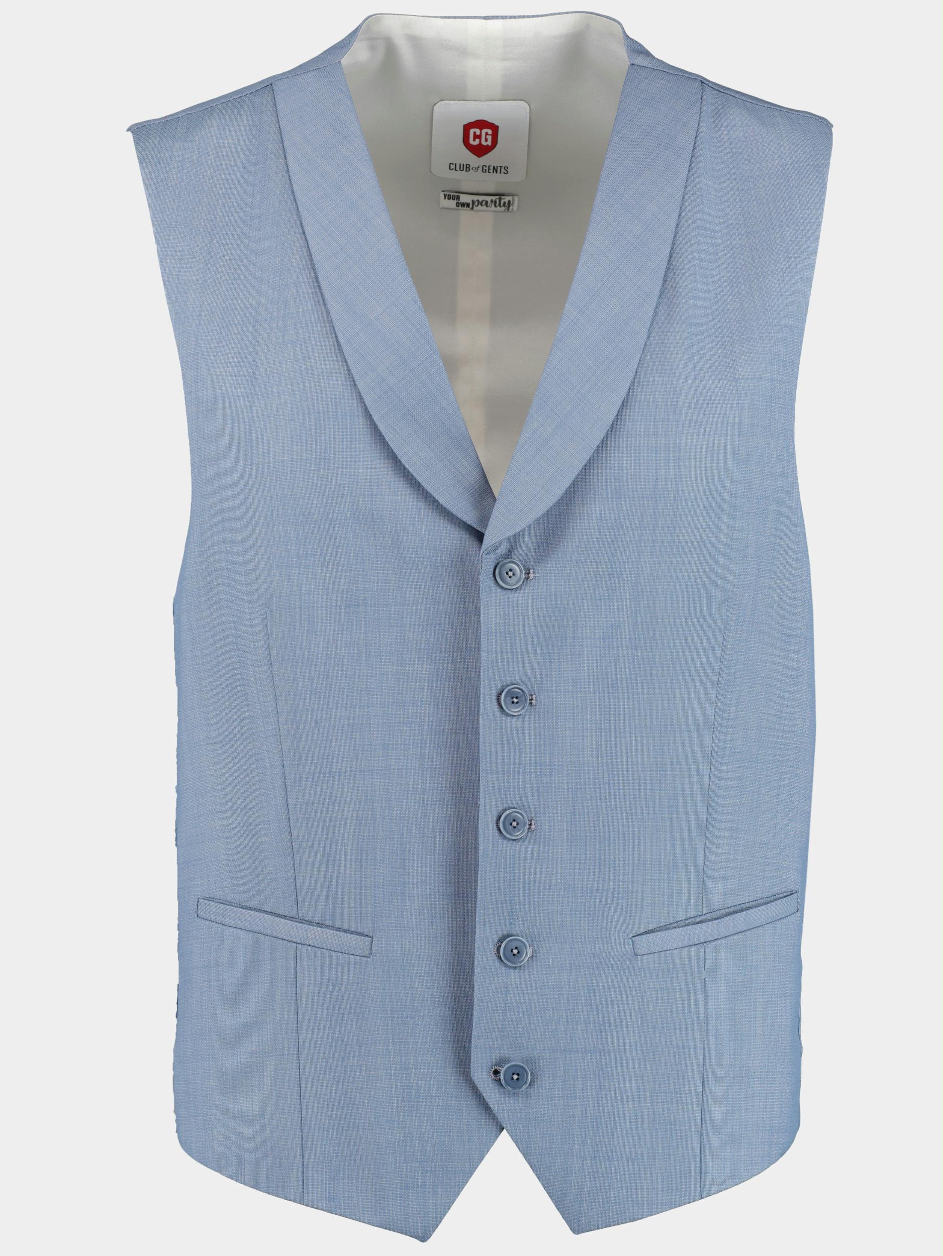 Club of Gents Gilet Mix & Match Blauw Weste/Waistcoat CG Philipp-ST 10.158S0 / 440033/61