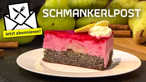 Symbolbild der Schmankerlpost - dem Newsletter von Wir in Bayern: eine Torte mit Brief | Bild: BR