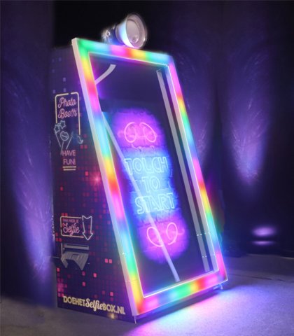 disco fotospiegel led photobooth