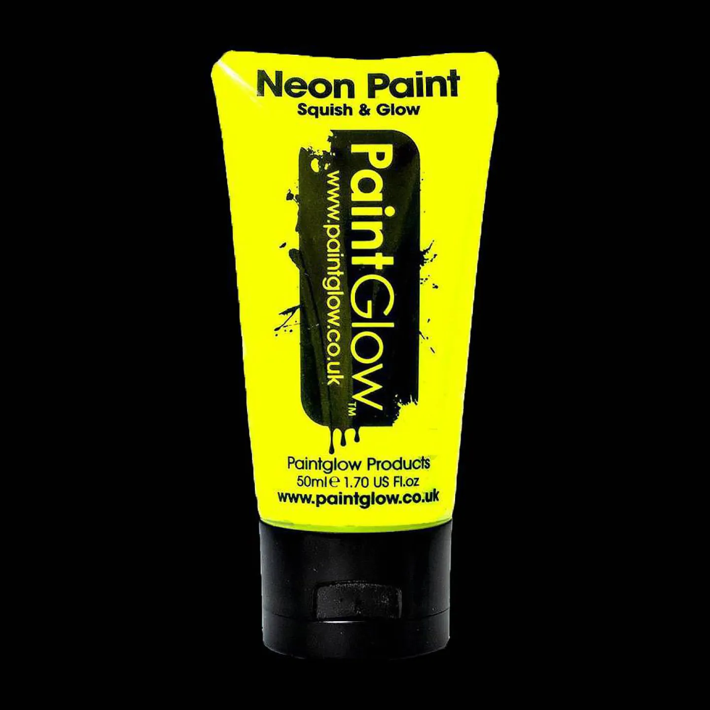 Blacklight face&body verf 50ml Neon geel.