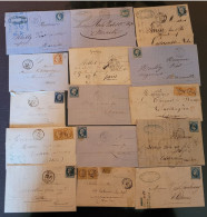 France -Lot De 30 Lettres  Classiques D'ALGERIE    - DEPART 1 Euro Hors Frais De Plate Forme - 1849-1876: Période Classique