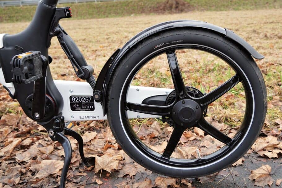 E-Bike Test: Ebikes November2021 Gocycle G4 Hinterrad