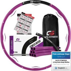 Test Hula-Hoop-Reifen: Gate Fitness Hula-Hoop-Reifen 1,5 kg