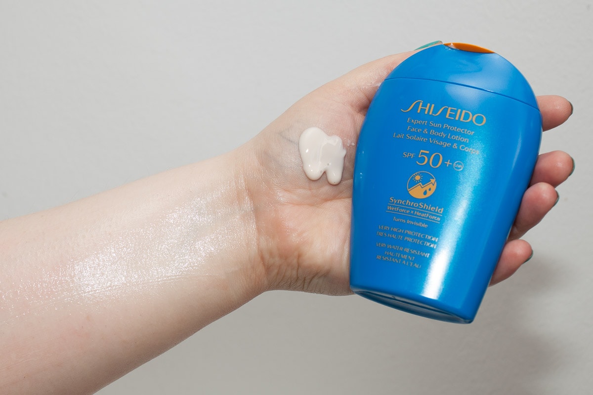 Sonnencreme Test: Shiseido Expert Sun Protector Face Body Lotion Spf 50 Plus
